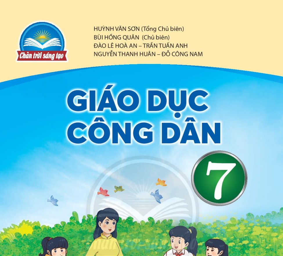 SÁCH GIÁO KHOA GDCD 7 CHÂN TRỜI SÁNG TẠO Miễn phí